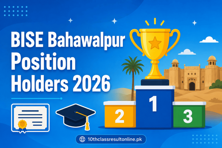 BISE Bahawalpur 2026 Position Holders: Matric Toppers List Explained